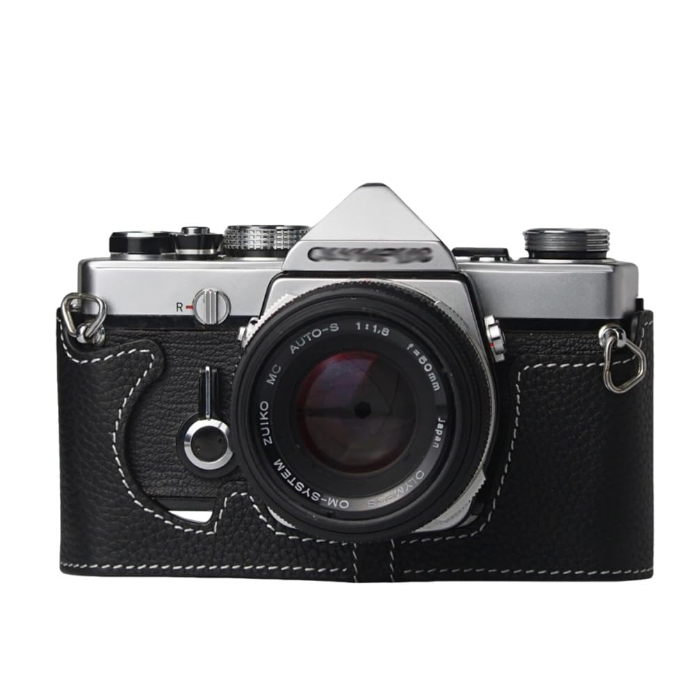 OLYMPUS OM-1 IZM220 その他備品 Amazon.com : DBZZ Half Camera case Handmade Genuine Leather